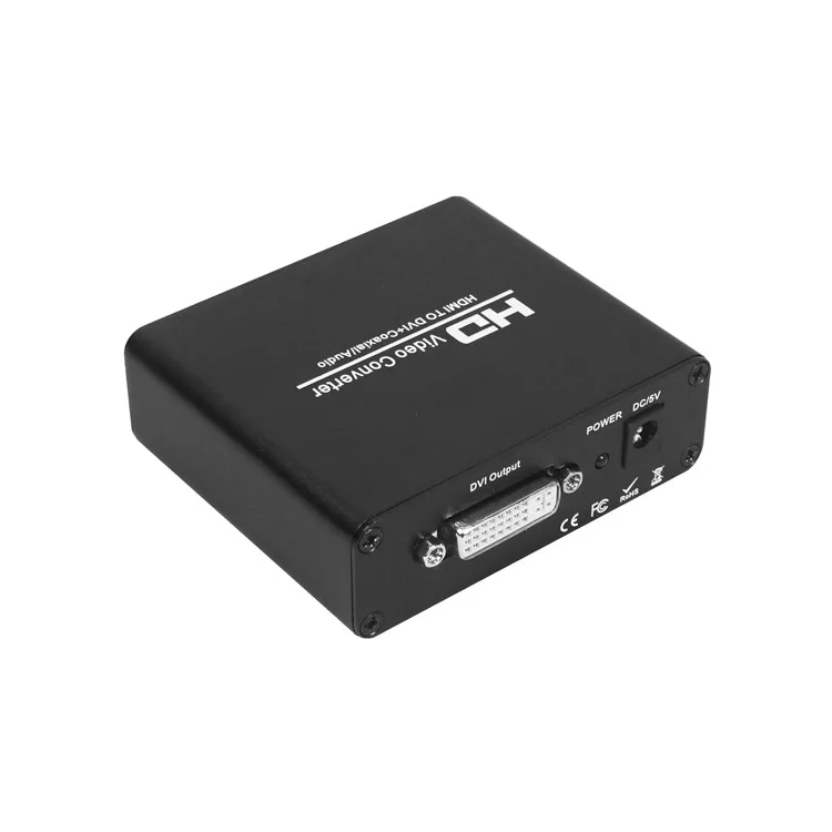 HDMI Input to DVI-D with Coaxial and 3.5mm Audio Output HD Video Converter Adapter - AU Plug