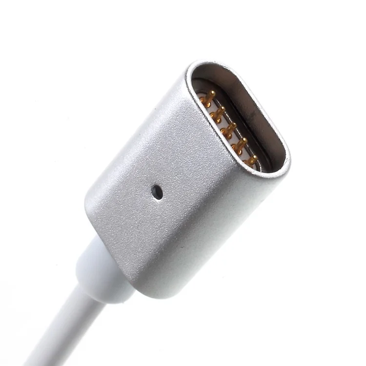 1M Magnetic USB Type-C Sync Data Charger Cable - Silver Color
