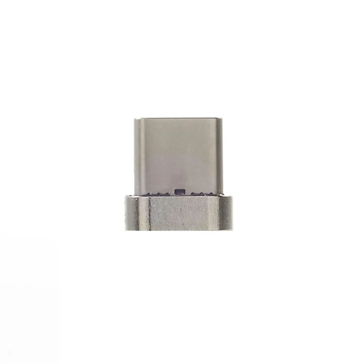 1M Magnetic USB Type-C Sync Data Charger Cable - Silver Color