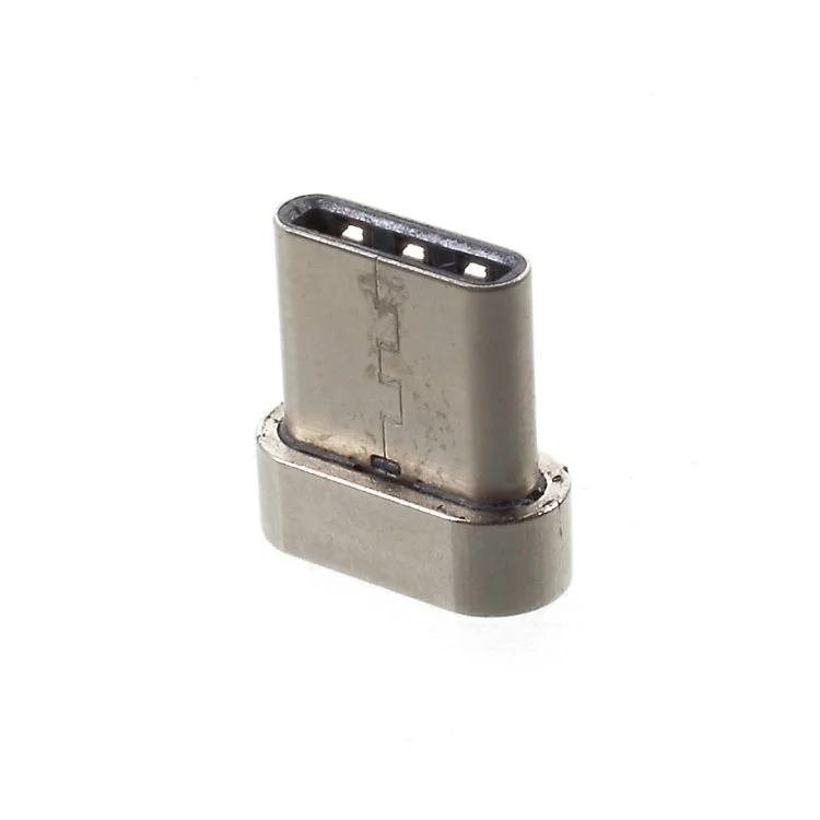 1M Magnetic USB Type-C Sync Data Charger Cable - Silver Color
