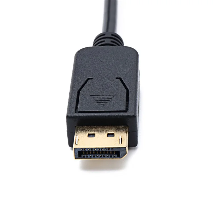 Type-C USB 3.1 Male to DisplayPort DP Male 4K UHD Adapter Cable 1.8m - Black