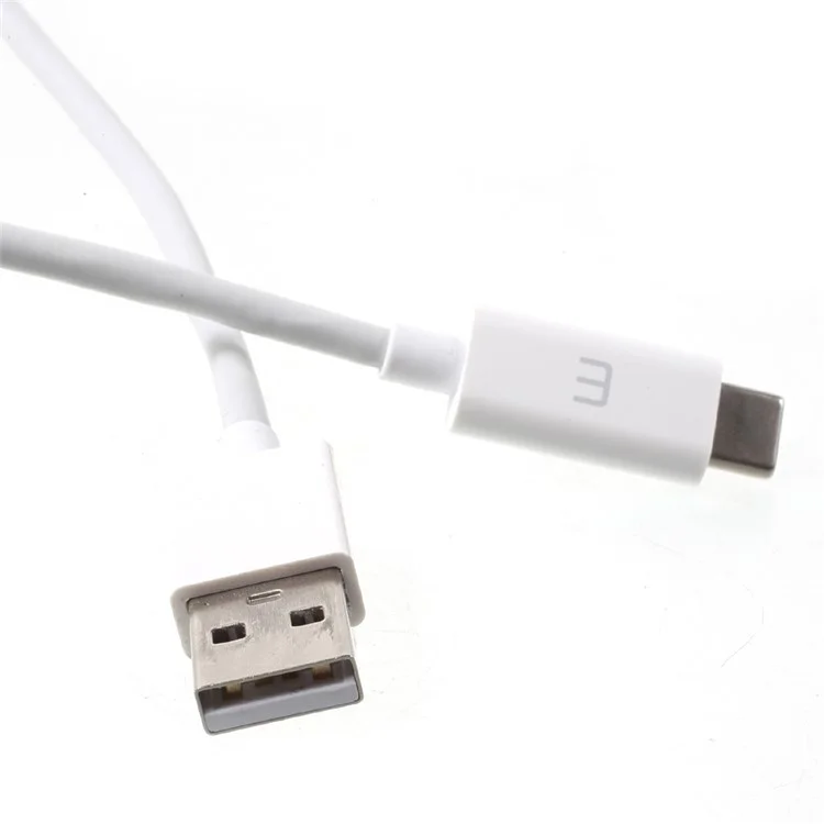 OEM MEIZU 1M USB Data Sync Charging Type-C Cable for Meizu Pro 6 - White