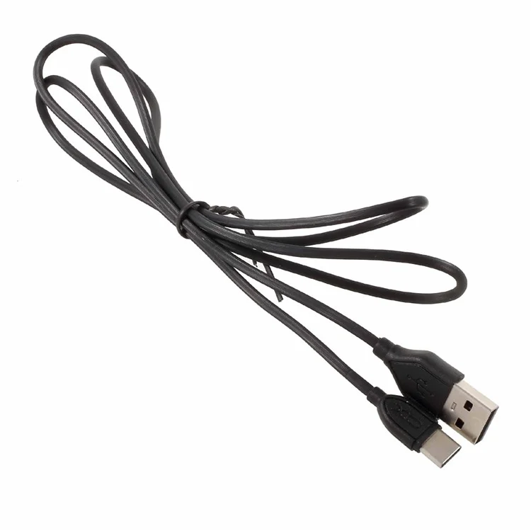 XO NB8 Type-C USB Data Sync Charger Cable 1m for Samsung Sony Huawei etc - Black