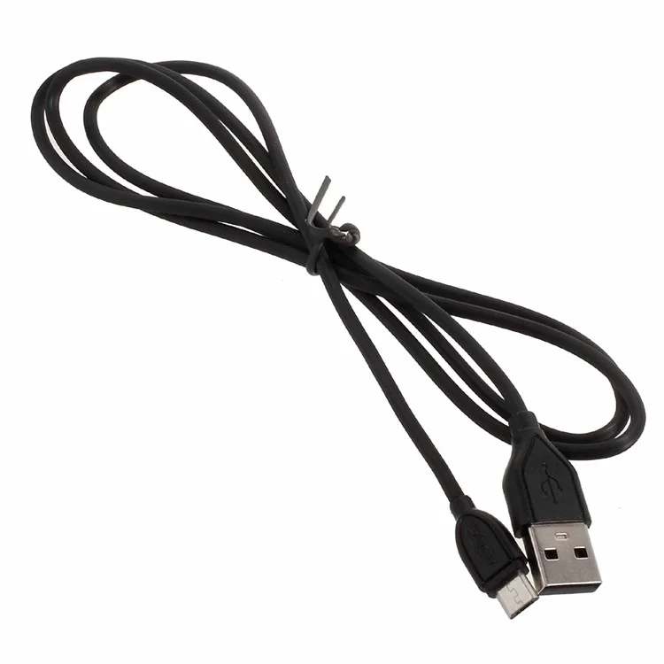 XO NB8 Micro USB Data Sync Charging Cable 1m for Android Phone - Black