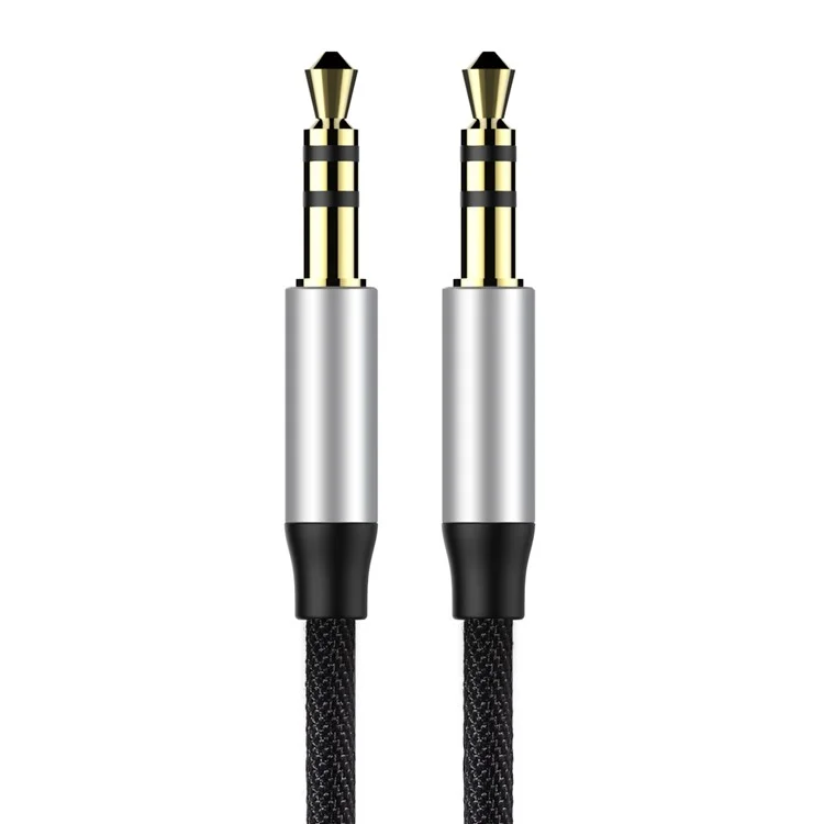 BASEUS M30 0.5m Male to Male Audio Cable for Phones, Tablets, PC devices - Black