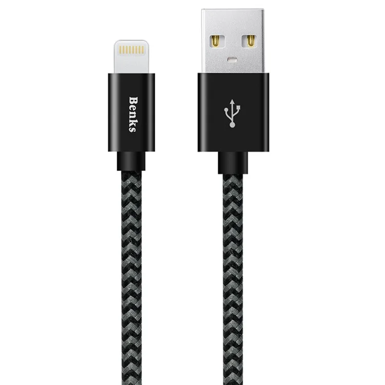 BENKS M07 0.25m MFI Certified 8Pin Lightning Charging Data Cable for iPhone iPad iPod