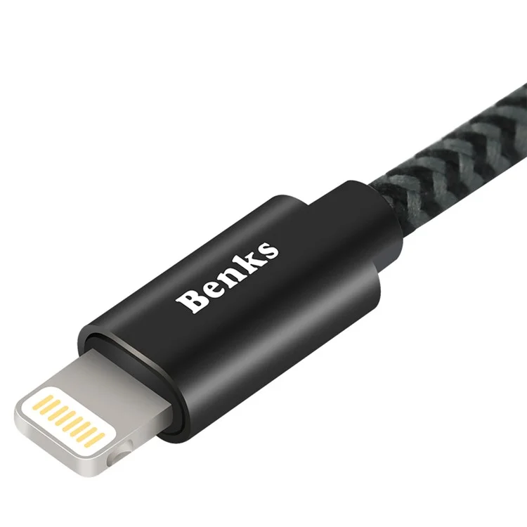 BENKS M07 0.25m MFI Certified 8Pin Lightning Charging Data Cable for iPhone iPad iPod