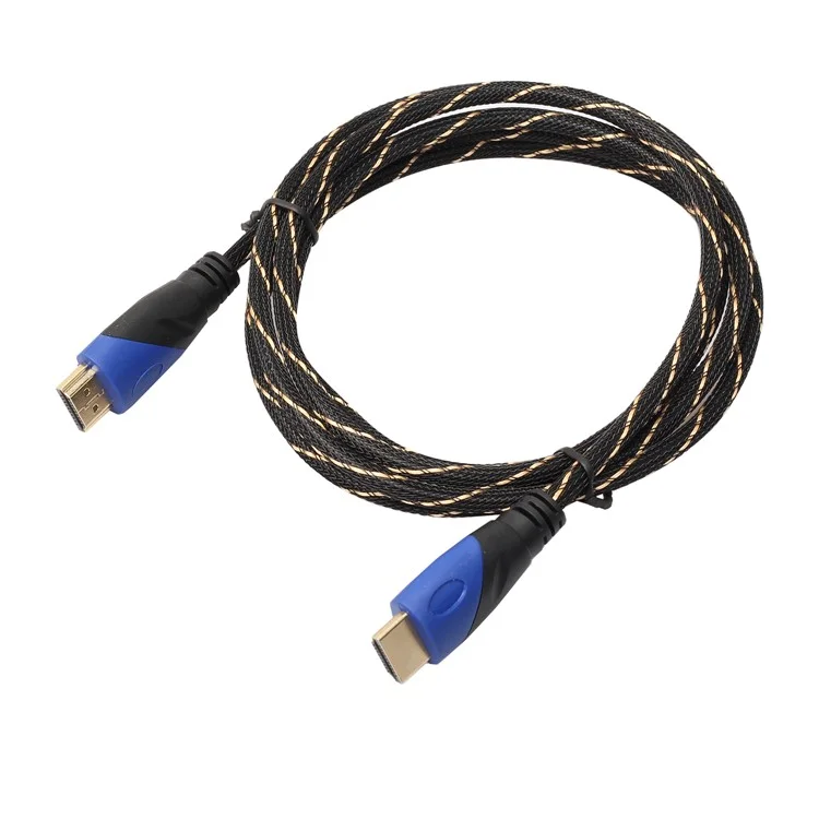 1.8M Mesh Layer Woven Pattern HDMI Cable V1.4 AV HD 3D for PS3 Xbox HDTV 1080P