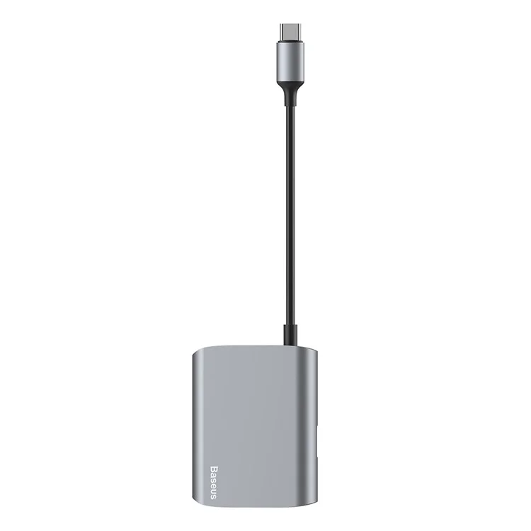 BASEUS Type-C to HDMI + USB 3.0 Adapter 2K HD Converter Type-C Hub for MacBook Pro 13-inch (2016) etc.