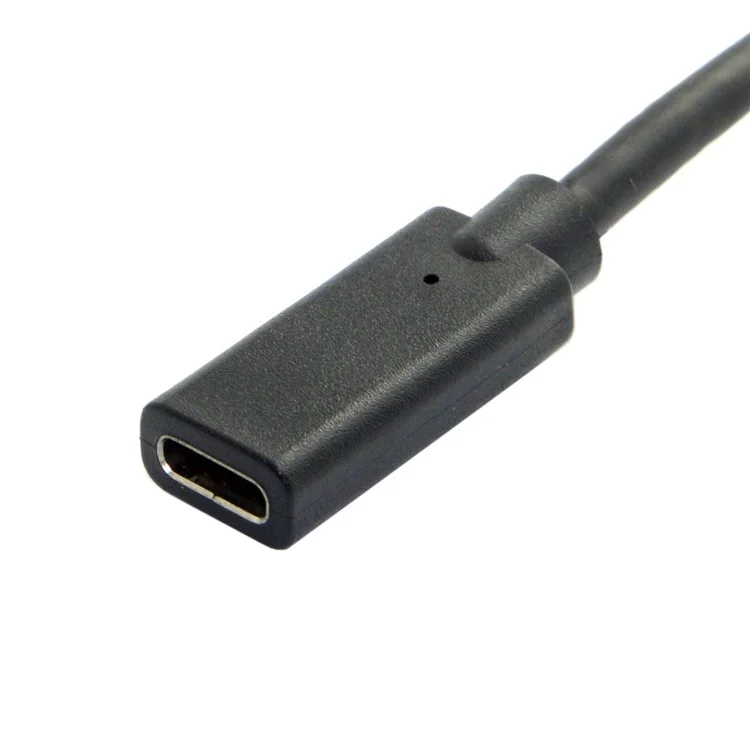 0.6m USB-C USB 3.1 Type-C Male to Type-C Female Extension Data Cable for Macbook Mobile Phone