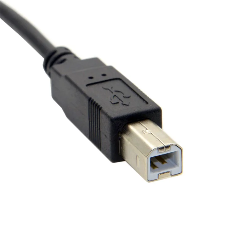 1.5M Micro USB Female to Standard USB 2.0 B Type Male Data Cable for Printer Scanner & Hard Disk