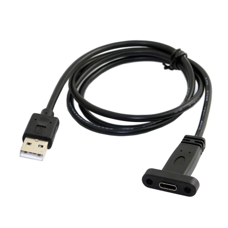 0.9M USB-C USB 3.1 Type C Female to USB 2.0 A Male Data Cable for Macbook Tablet Mobile Phone