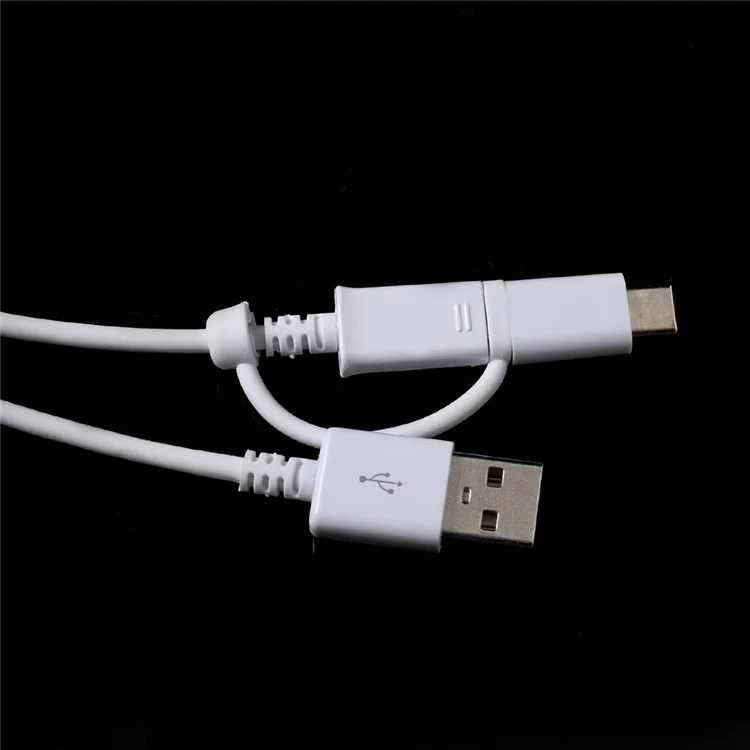 Samsung Micro USB Type-c 2-in-1 Data Sync Charging Cable 1.5M - White