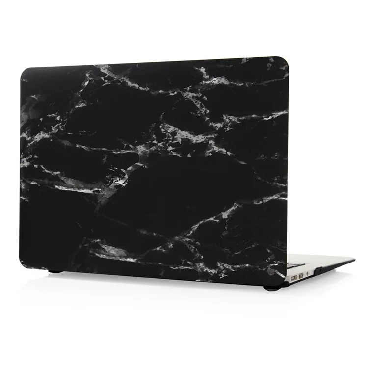 Marble Pattern Hard Case for MacBook Air 11.6-inch - White / Black