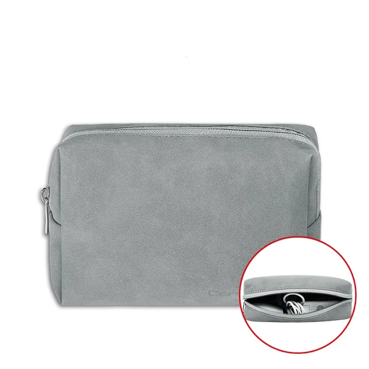 CARTINOE 13.3-inch Ultra-thin Matte PU Leather Laptop Sleeve Bag Pouch Case, Size: 265 x 360mm - Grey