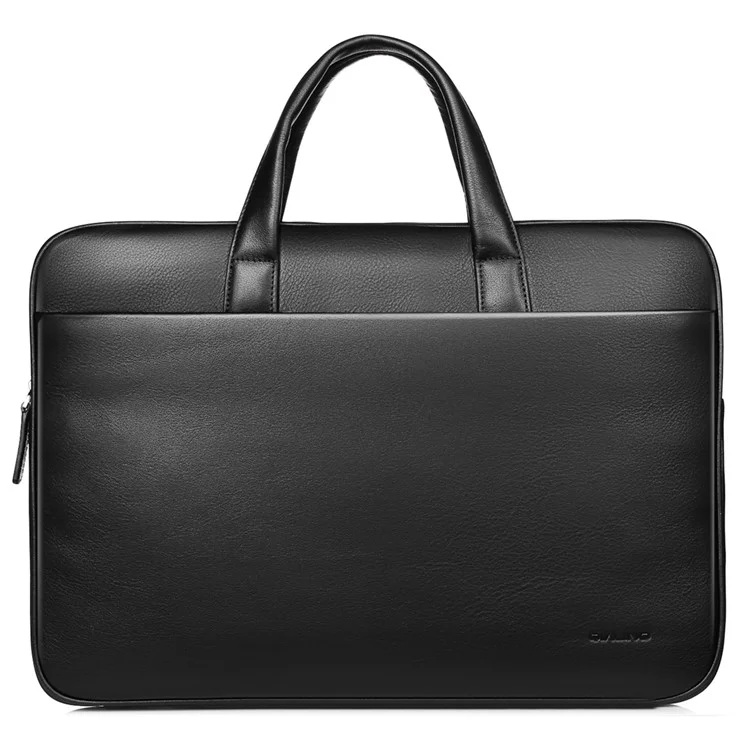 QIALINO Genuine Cowhide Leather Laptop Bag Carrying Case for MacBook Pro 15.4 Inch