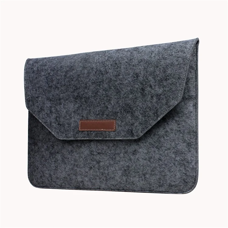 15.4-inch Felt Laptop Sleeve Bag Protector Case for Macbook Pro 15.4 Inch etc. - Black