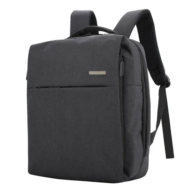 SHINLEE 15-inch Business USB Charging Backpack School Backpack Bag Laptop Computer Bags - Black