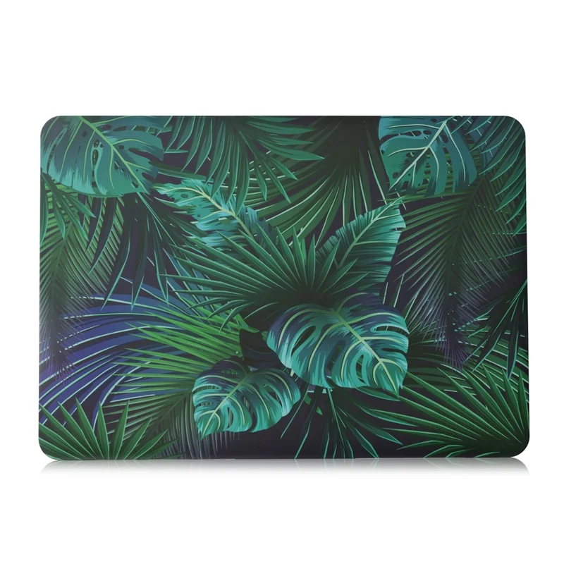 Pattern Printing Plastic Protector Cover Shell for MacBook Pro 15-inch (2016) 15.4" - Green Leaves