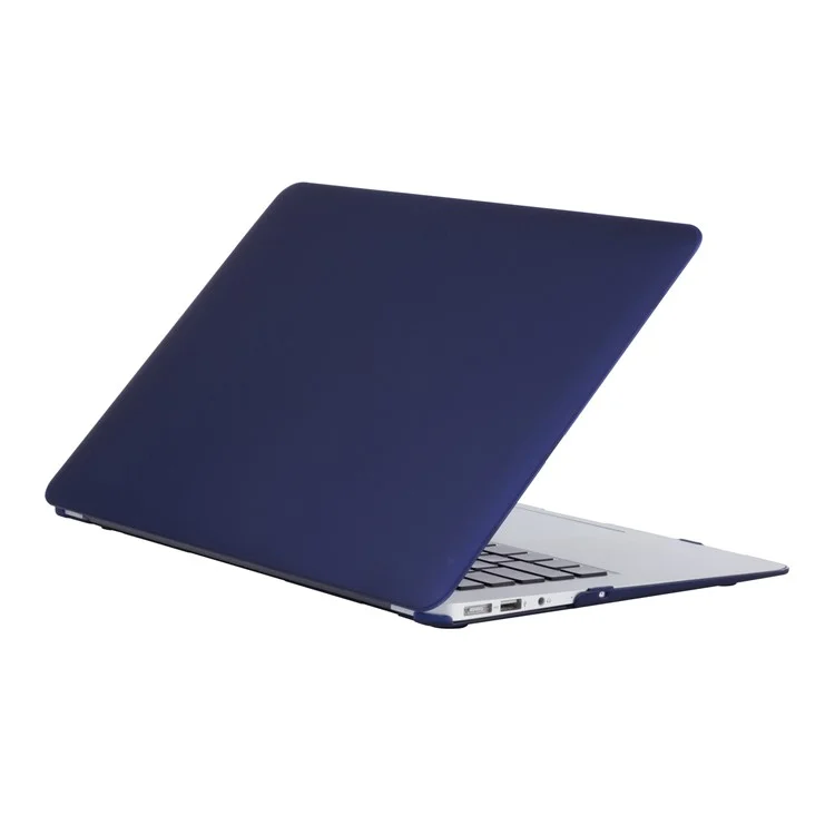 Étui à PC Dur Givré Pour MacBook Pro 13-pouces (2016) A1706 / A1708 / A1989 / A2159 / A2251 / A2289 / A2338 - Bleu Foncé