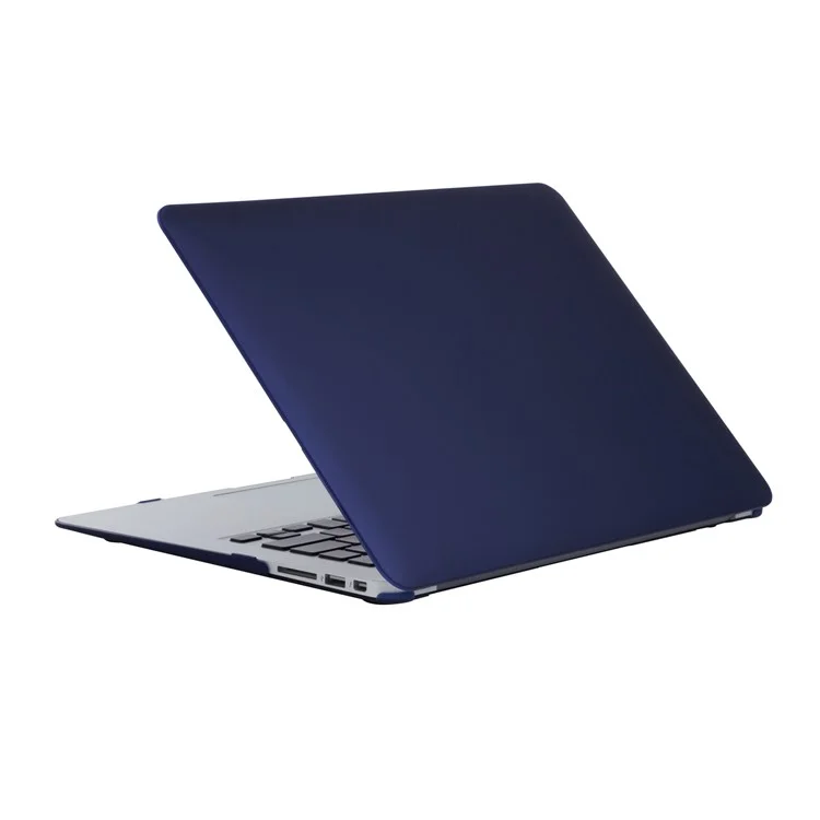 Étui à PC Dur Givré Pour MacBook Pro 13-pouces (2016) A1706 / A1708 / A1989 / A2159 / A2251 / A2289 / A2338 - Bleu Foncé