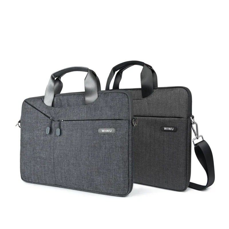 WIWU Oxford Sleeve City Commuter Bag for 15.6-inch MacBook - Black