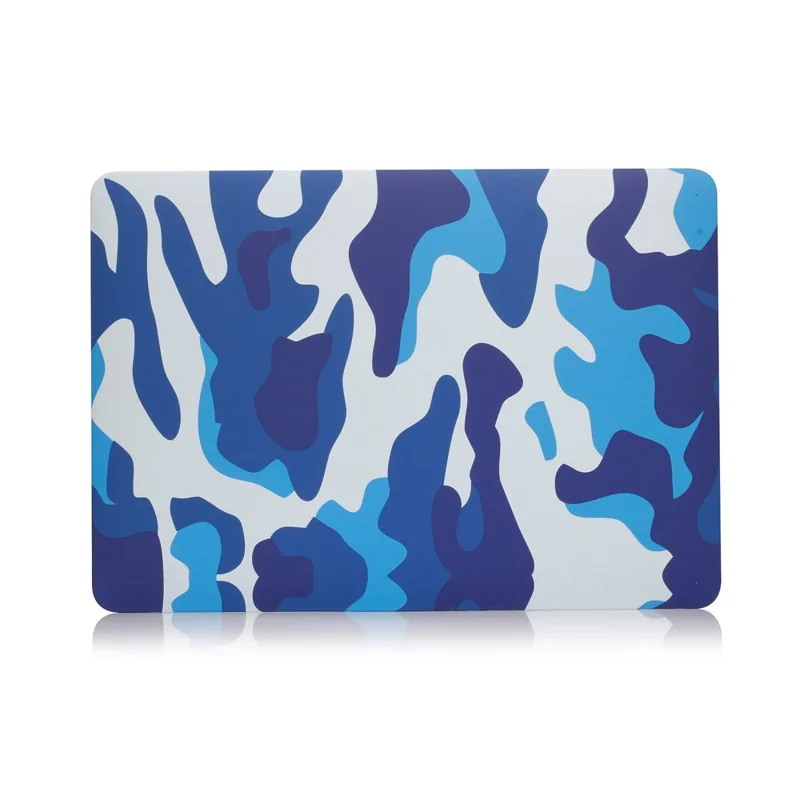 Patterned Front/Back PC Shell for MacBook Air 13.3" Retina Display A2337 M1 (2020)/Air 13.3'' Retina Display A2179 (2020)/Air 13.3-inch (2019) (2018) A1932 - Camouflage Pattern / Blue