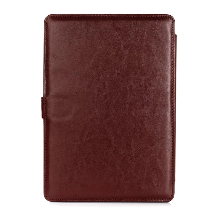 Étui en cuir Crazy Horse pour MacBook Air 13.3" Retina Display A2337 M1 (2020)/Air 13.3'' Retina Display A2179 (2020)/Air 13,3 pouces (2019) (2018) A1932 - Brun