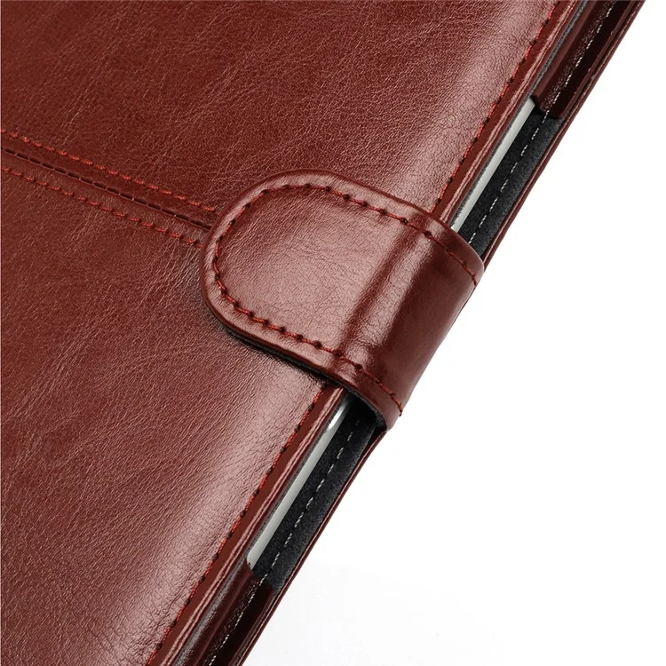 Étui en cuir Crazy Horse pour MacBook Air 13.3" Retina Display A2337 M1 (2020)/Air 13.3'' Retina Display A2179 (2020)/Air 13,3 pouces (2019) (2018) A1932 - Brun