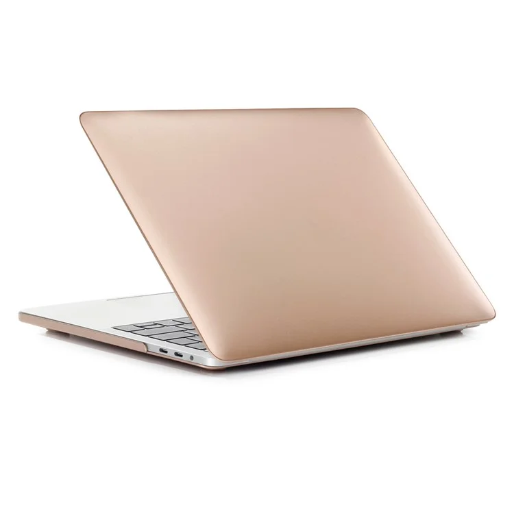 Cobertura De Proteção De Plástico Clássico De Duas Peças Para MacBook Air 13.3 "Retina Display A2337 M1 (2020) / Air 13.3 '' Retina Display A2179 (2020) / Ar 13,3 Polegadas (2019) (2018) A1932 - Ouro