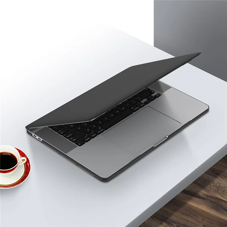 LENTION Nouvelle housse rigide mate pour MacBook Air 13,3" Retina Display A2337 M1 (2020)/Air 13,3" Retina Display A2179 (2020)/Air 13,3 pouces (2019) (2018) A1932 - Noir