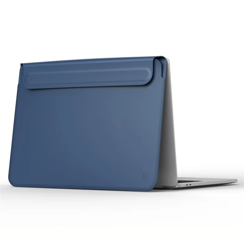 WIWU Skinpro 2nd Generation Ultra-thin PU Leather Laptop Sleeve Bag for MacBook Pro 13.3inch 2016/2017/2018/2019/2020/M1 - Blue