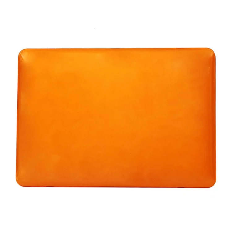 Front and Back See-through Shock Absorption Hard PC Shell Case for MacBook Pro 16 inch (2019) - Orange