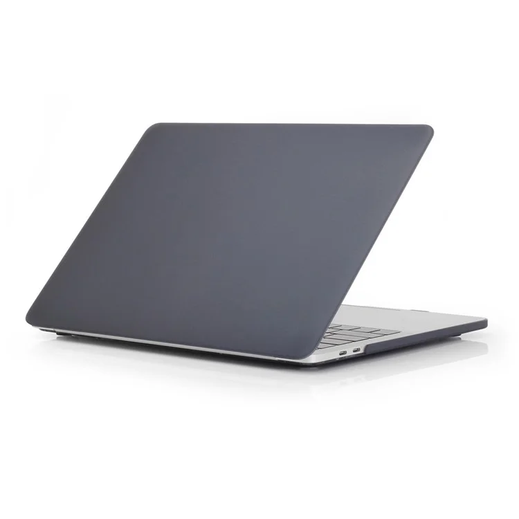 Matte Plastic Frontal y Trasero Protectora Para MacBook Pro 16 Pulgadas (2019) - Negro