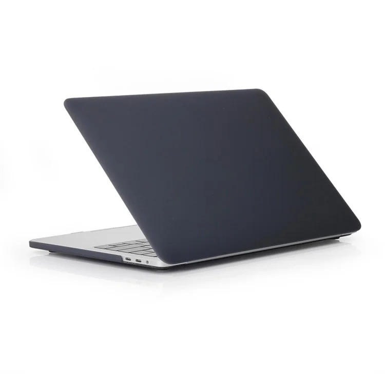 Matte Plastic Frontal y Trasero Protectora Para MacBook Pro 16 Pulgadas (2019) - Negro