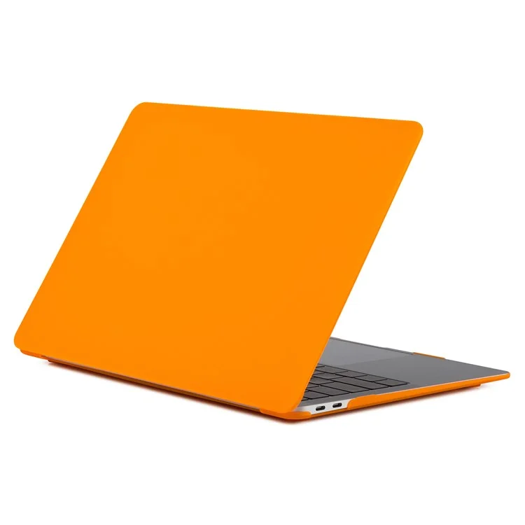 Matte Plastic Front and Back Protective Case for MacBook Pro 16 inch (2019) - Orange