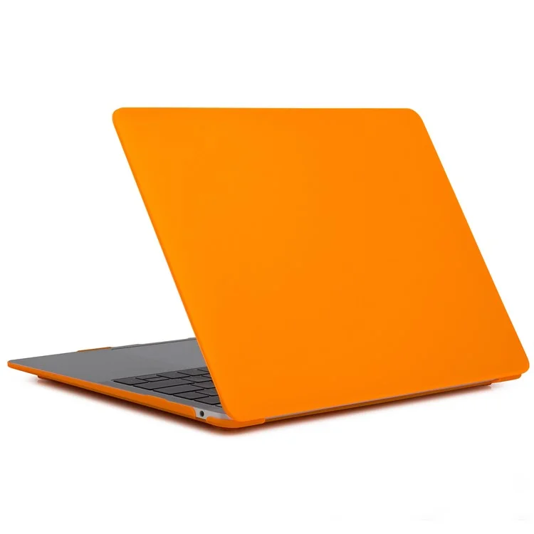 Matte Plastic Front and Back Protective Case for MacBook Pro 16 inch (2019) - Orange