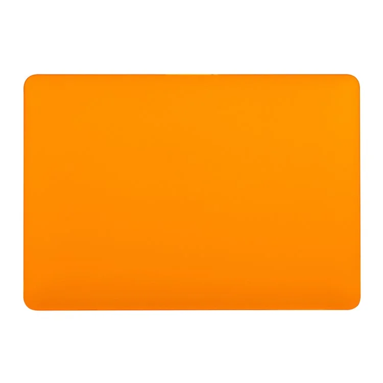 Matte Plastic Front and Back Protective Case for MacBook Pro 16 inch (2019) - Orange