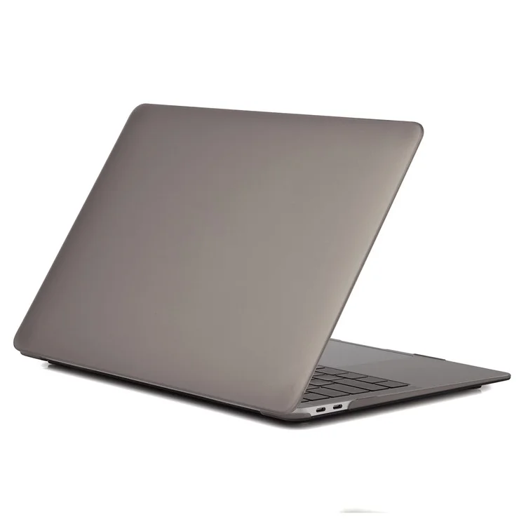 Matte Plastic Front and Back Protective Case for MacBook Pro 16 inch (2019) - Grey