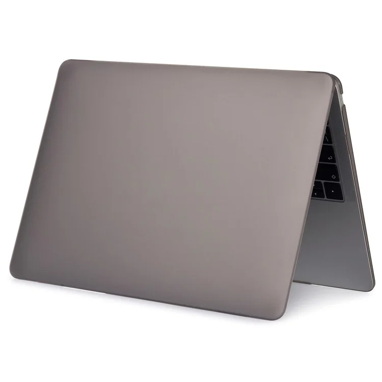 Matte Plastic Front and Back Protective Case for MacBook Pro 16 inch (2019) - Grey