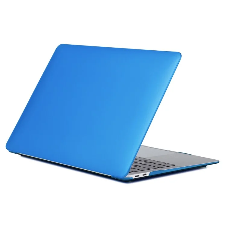 Matte Plastic Front and Back Protective Case for MacBook Pro 16 inch (2019) - Blue