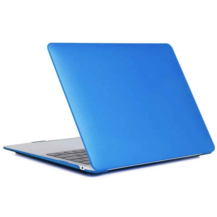 Matte Plastic Front and Back Protective Case for MacBook Pro 16 inch (2019) - Blue