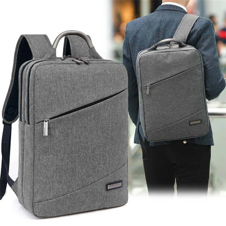 TUGUAN 16-inch Notebook Shoulder Bag Travel Laptop Backpack (A1516) - Grey