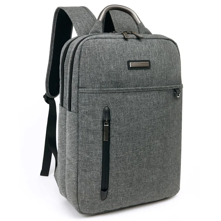 TUGUAN 16-inch Notebook Shoulder Bag Laptop Backpack (1519) - Grey