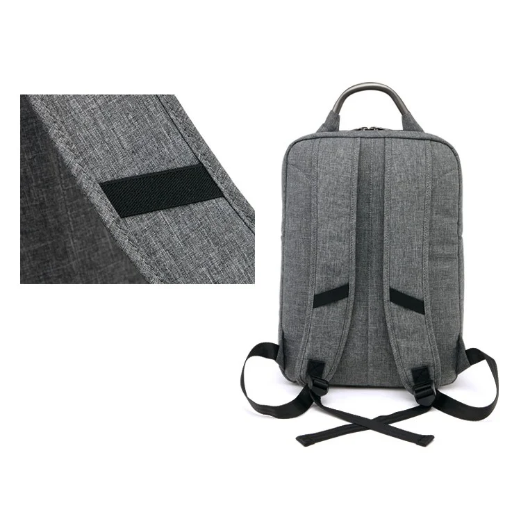 TUGUAN 16-inch Notebook Shoulder Bag Laptop Backpack (1519) - Grey