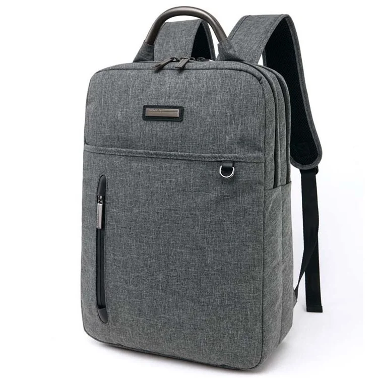 TUGUAN 16-inch Notebook Shoulder Bag Laptop Backpack (1519) - Grey