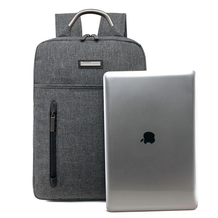 TUGUAN 16-inch Notebook Shoulder Bag Laptop Backpack (1519) - Grey