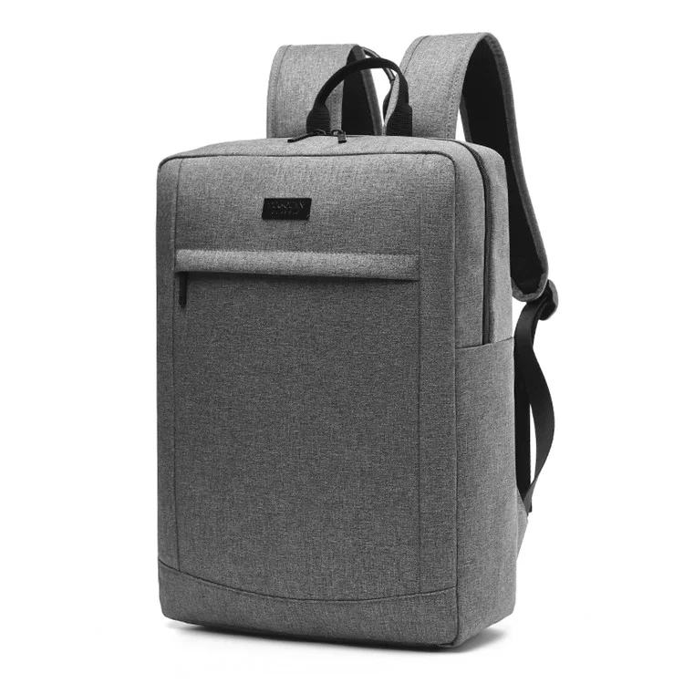 TUGUAN 17-inch Notebook Shoulder Bag Business Laptop Backpack (1618) - Grey