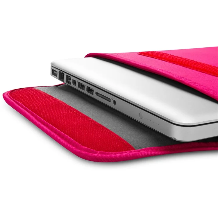 BAFEWLD JZ Series Oxford Cloth Laptop Sleeve Pouch for iPad Pro 12.9 / Macbook Pro 13.3 - Rose