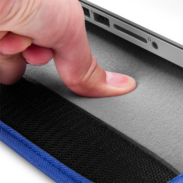 BAFEWLD JZ Series for iPad Pro 12.9 / Macbook Air 13.3 Oxford Cloth Notebook Sleeve Case - Blue
